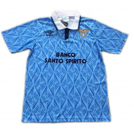 Billiga Fotbollströjor SS Lazio 1991 Retro Hemma tröja Kortärmad
